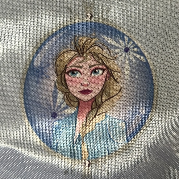 Disney Frozen II Blue and Silver Princess Dress Size 6X - Picture 3 of 9